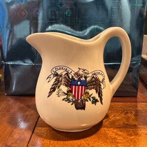 McCoy Pottery Vintage E Pluribus Unum Creamer